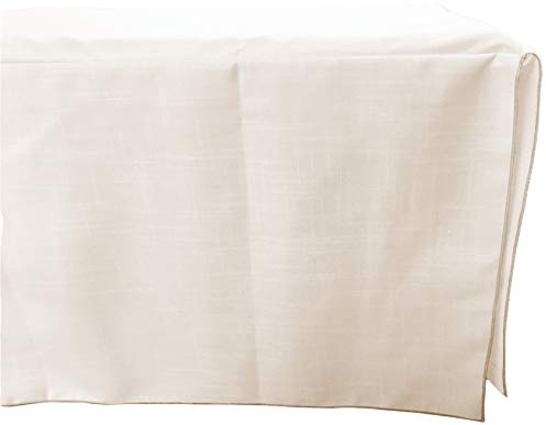 Baby Doll Bedding Drake Linen Look Crib Skirt/Dust Ruffle, Beige