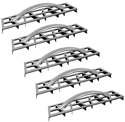 5er Set DEWEPRO® Alurabot - Alu-Gipserhobel - Kantenhobel mit 8 Stahlklingen - 465x90mm - Handhobel - Putzhobel - Schleifraspel