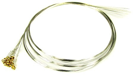 12-pack 19ga. (.019) Steel Guitar Strings - Made in the USA!