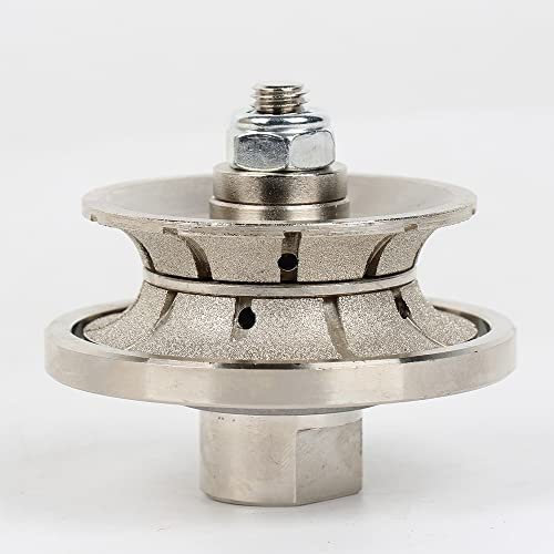 Raizi V Full Bullnose Diamond Hand Profiler/Router Bits for Granite Countertop