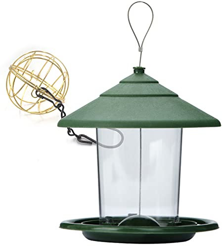 Zeqeey Hängende Wildvogel Feeder Samenhalter Tablett Mischungen Sonnenblumenherz Erdnüsse Nuss Behälter