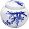 OUNONA Blaue Und Weiße Porzellandose Creme Kanister Teedose Vintage Dose Mit Deckel Aufbewahrungsbehälter Für Tee Glasbehälter Mit Deckel Hausbedarf Terrarien Vorratsdose Keramik
