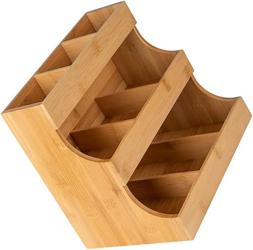 RDAHSUEHH Porta-bustine di tè, verticale per bustine di caffè, 3 ripiani, dispenser per bustine di tè, zucchero, caffè, per casa, cucina, ufficio, bar