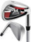 MAZEL WM-X3 Golf Single Iron Club 1,2,3, 4,5,6,7,8,9, P, S,Premium Stainless Steel Shaft, CNC Milled Face for More Spin (Red, Single 9 Iron)