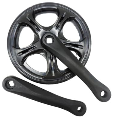 kowaku Fahrrad-Kurbelgarnitur, Einzel-Kettenblatt, Fahrrad-Kurbelarm-Set, Teile, Radfahren, einfache Installation, 48 Zähne, Kettenrad,