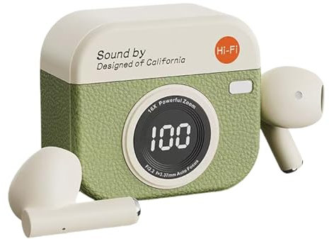 Earbud Sportif Sans Fil | 9.5x3.7x12.6cm Oreille D'oreille Ouverte | PP Pinna Clip Écouteurs, Bar Immersif, Écouteur Sans Fil Étanche Pour La Course, Les Sports, La Conduite, Le Bureau (marron, Peau,