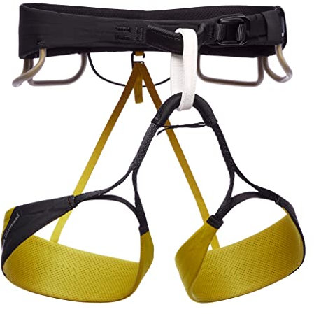 Black Diamond M Zone Harness Gelb-Schwarz, Herren Sitzgurt, Größe S - Farbe Sulphur