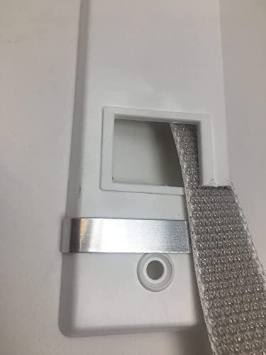 Rolladengurt Abdeckung Gurtwicklerblende OHNE Gurtausbau & Lochabstand 135 mm Weiß 1 Stück