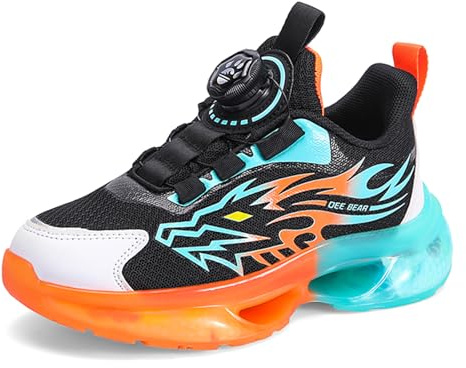 Xinghuanhua Enfants Baskets Chaussures de Course 2023Fille Garçons Léger Mode Respire Chaussures Décontractées de Confortable Antidérapantes EU 28-39