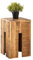 Blumensäule Blumen Hocker Beistelltisch quadratisch 28x45x28cm Sitzhocker Mangoholz