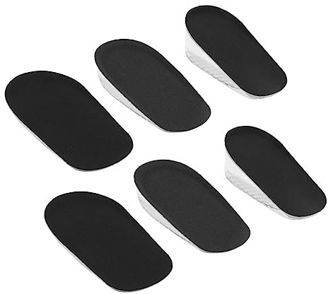 MAGICLULU 3paare Einlegesohlen Zur Erhöhung Der Ferse Silikon Einlegesohlenkissen Für Schuhe Atmungsaktive Einlegesohlen Zur Ferse Erhöhung Geeignet Für Turnschuhe Lederschuhe Ballerinas Sti