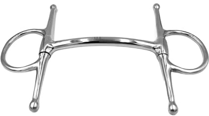 Equine Smile ES0100 Gebiss ErgoBit Bit Knebeltrense Schenkeltrense Stangengebiss Stange Gebissstärke 16 mm (13.5 cm)