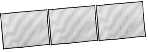 TOPPERFUN 3 Piezas Red De Protección Del Depósito De Agua Del Coche Accesorios De Parrilla Neto Parrilla Delantera Frente Parrilla Del Capó Del Parachoques Delantero Black Malla