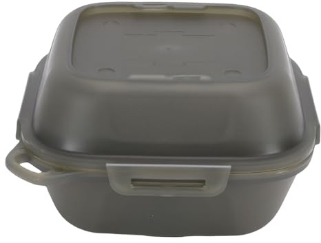 HELEVIA Custodia per Uova da Esterno, Contenitore per Uova a 4 Griglie in Silicone PP Antiurto con Coperchio Aderente, per Campeggio, Picnic, Escursionismo, Uova Al Vapore