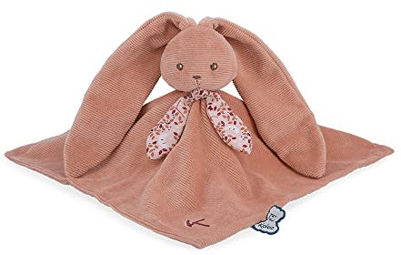 Kaloo - Lapinoo - Plüschhase - Erstes Schmusetuch - terrakottafarben - 30 x 30 cm - superweicher Materialmix Baumwolle & Cord - Geschenkbox - Ab Geburt, K972208