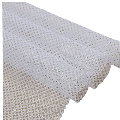 vepoty Tela de Malla de poliéster 90 * 160cm Tela de Malla de Peso Ligero Tela de Malla Grande Tela de Rejilla para la fabricación de Bolsas de Costura