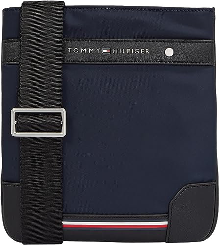 Tommy Hilfiger Herren Umhängetasche Crossover Klein, Blau (Space Blue), Onesize