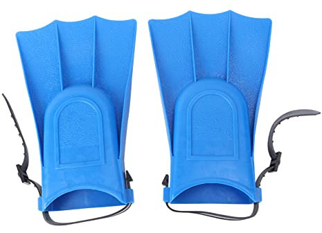 INOOMP Taucherbrille Tauchen Flossen Kinderflossen Kinderflossen Schnorchelflossen Mehrfarbig Kinderblau Tauchflossen Verstellbare Flossen Kinderflossen Zum Schwimmen Schnorcheln Flossen