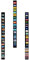 Anwicar Lavagna Magnetica - Bacheca magnetica 50x6 cm - Ideale per magneti e appunti - Lavagna scrivibile - incl. kit di montaggio - Nero
