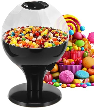 Genérico Dispensador Automático de Caramelos,Contenedor con Sensor Automático - Dispensador de Golosinas para Oficina | para Oficina Hogar Encimera Niños Halloween Navidad