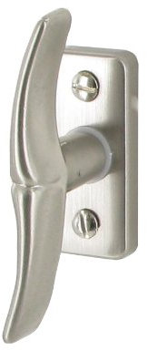 DT 2000 134084 Poignée de fenêtre Angel Zamak Nickelé Satiné