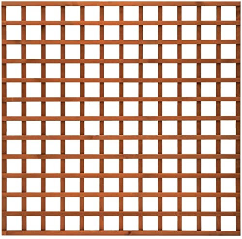 Timber Products 6x6 Wooden Square Trellis Fence Panels (1.83m x 1.83m) 6ft x 6ft Lattice Trellis