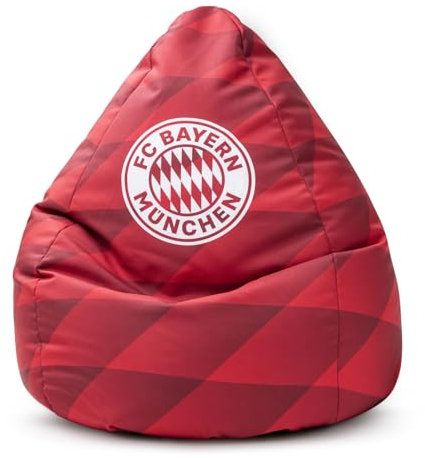 MAGMA Sitting Point only by Sitzsack Bean Bag VIP FC Bayern München Lizenz, 220 L, EPS-Füllung, nachfüllbar – Fanartikel Möbel