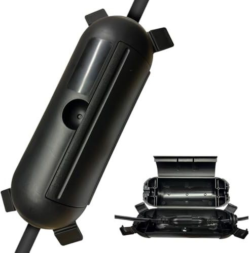 Outdoor Steckdosenbox wasserdicht, Dicio Plus IP54 Outdoor Elektrische Box Abzweigdose Wasserdichte Box Verwendet für Verlängerungskabel, Steckdosen Weihnachten Urlaub Dekoration