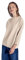 STREET ONE Damen A322940 Two-Tone Strukturshirt, Safari beige, 34