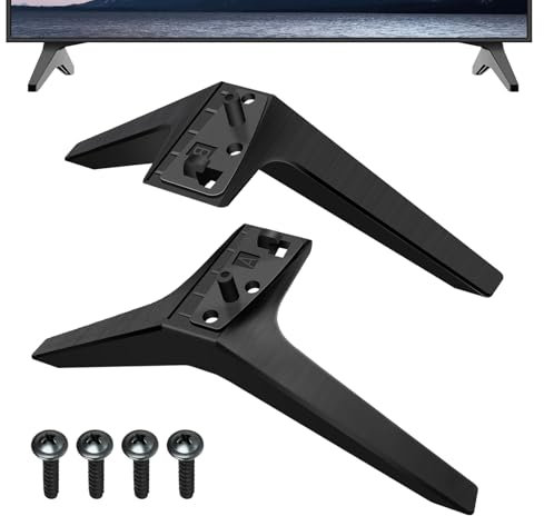Pieds de rechange pour TV LG - Noir - Pieds universels de rechange avec vis - 49, 59, 55, 60, 65 pouces