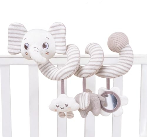 Biniveil Juguetes para Silla de Coche - Juguetes Carrito Paseo - Accesorios para Cochecito de Animales para Cuna Viaje Exterior Vacaciones Parque