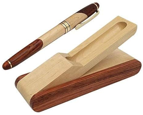 LHKJ Vintage Fountain Penna,Bambù Penna a Sfera con Confezione Regalo,per Apporre Firme o per Uso Aziendale Beige