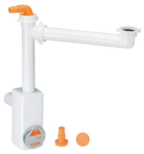 Raumsparsiphon, inspizierbar, für Spülbecken 1 Weg NT Lira 11/2