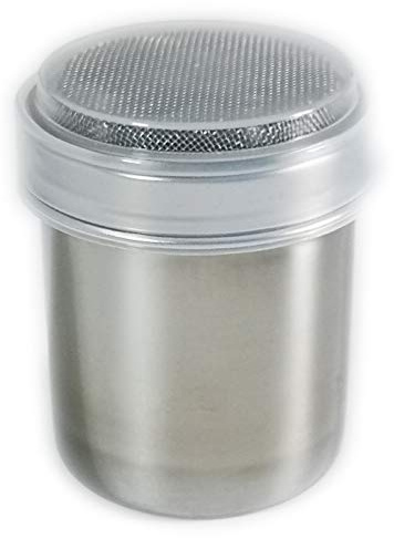 1 Pack Shaker Sifter Dispenser Duster Container Stainless Steel For Cinnamon Flour Powdered Sugar baking soda Cocoa Cornstarch ect. (Model-1)