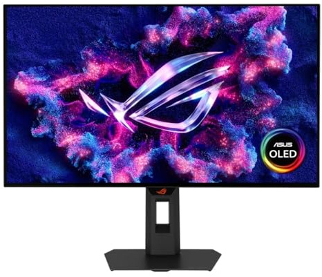 ASUS ROG Strix OLED XG27AQDMGR 27 Zoll Gaming Monitor (QHD 2560 x 1440, True Black Glossy OLED, 240Hz, 0,03ms Reaktionszeit, ELMB, HDR10, 1x DisplayPort 1.4, 2X HDMI 2.1, 2X USB-A)