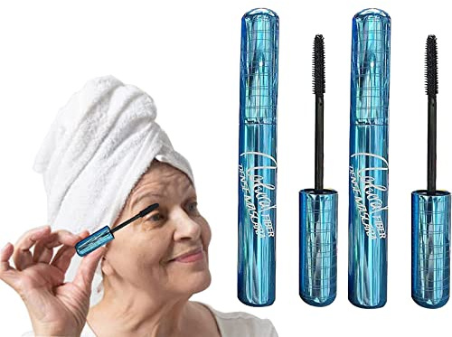 Primelash Mascara pour personnes âgées avec cils amincissants, masque hypoallergénique, mascara Prime pour femmes âgées, mascara imperméable pour femmes matures avec cils