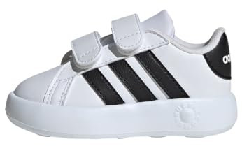adidas Kids Grand Court Shoes Infants White/Black C6 (23)