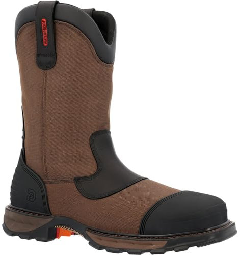 Durango® Maverick XP™ - Stivali da lavoro impermeabili da uomo con punta composita, Marrone scuro e nero, 11.5 Wide