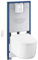 GROHE Sensia, Dusch-WC mit Rapid SLX 4-in-1 Set (mit zwei selbstreinigenden Duscharmen Anal- & Lady-Dusche, Massagestrahl, hygienische Keramikoberfläche, Fernbedienung), alpinweiß, 36509SH0