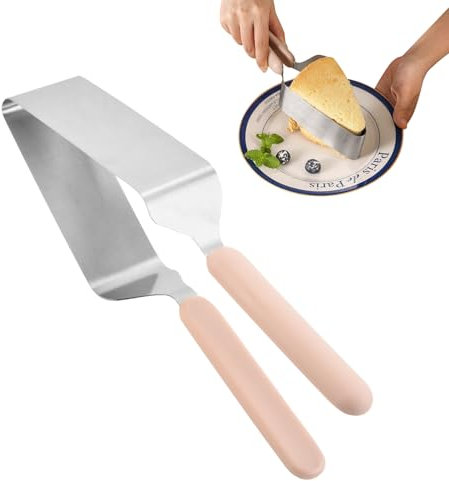 Coupe-gâteau triangulaire - Pelle à gâteau en acier inoxydable - Accessoire de découpe de gâteau - Couteau à gâteau en métal - 1 pièce