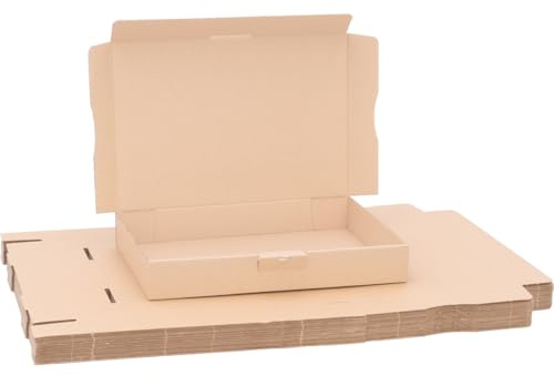 verpacking caja para maxi-cartas 32 x 22,5 x 5 cm embalaje de cartón marrón MB 4 Dimensiones interiores de 31,5 x 22 x 4,5 cm envío por correo paquete de cartón envío de libros 300 unidades