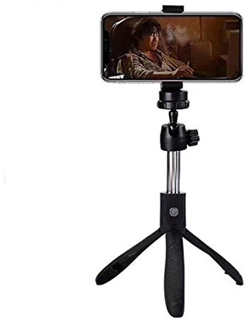 8KLANMMQ Multifunktionell selfiepinne stativ utdragbar och bärbar monopodadapter kompatibel med lätt kamera