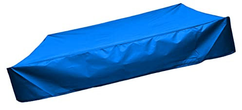 Telo di copertura per sabbiera da esterno, 220 x 220 cm, per giardino, spiaggia, giocattolo, parasole per bambini, con coperchio