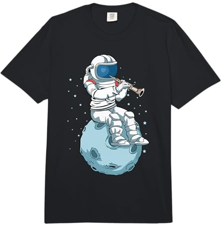 Astronauta Giocare Oboe Oboista Bambini Musica Oboe Comfort Colors Adult Heavyweight T-Shirt