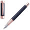 Cerruti Füllfederhalter Zoom Soft Navy in der Farbe Rose Gold mit blauer Tinte, NSG9142N