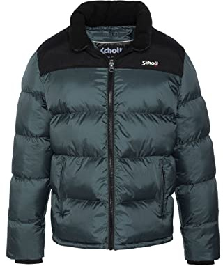 Schott NYC Unisex Utah Jacke, Forest, XL