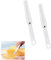 Bansusu 2 Pack Cheese Slicers Kitchen Gadgets Cheese Wire Cutter with Soft Handle for Hard and Semi-Hard Cheese Butter Plastic Multifunctional Butter Curler Tool Cheese Slicers for Block Cheese