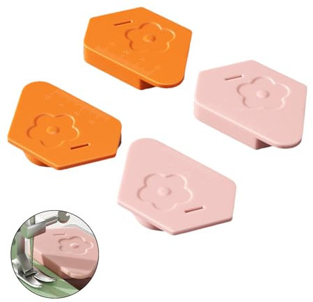 VARKAGE 4 Stück Nähwerkzeuge Zubehör Magnetführung Lineal Nählineal Magnet Maschinenführung Magnet Säumen Führung Werkzeug Magnetisches Säumen Werkzeug Nähzubehör Werkzeug Griff