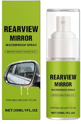 Spray Impermeabile Per Auto – Protezione Antipioggia, Antiappannamento | Trattamento Specchietto Retrovisore Di Lunga Durata, Spray Per Pulizia Profonda Del Vetro, Interni Esterni Per Per Veicol