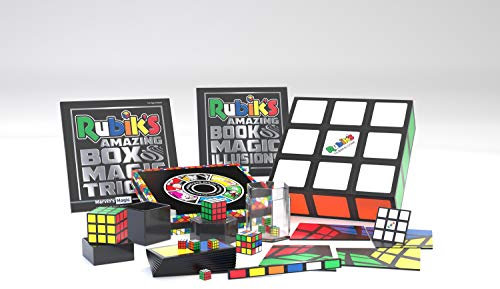 Marvin's Magic - Incredibile Scatola di Magic Tricks Travel Edition | Licenza Ufficiale da Rubiks - Trucchi magici per Bambini - Include Bacchetta Magica, Custodia trasformante + Molto Altro - Adatto